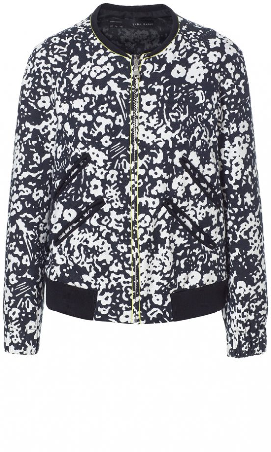 Zara Floral Bomber, £59.99