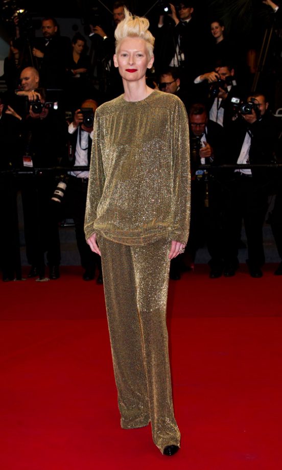 Tilda Swinton At The Premiere Of 'Only Lovers Left Alive' At Cannes Film Festival, 2013