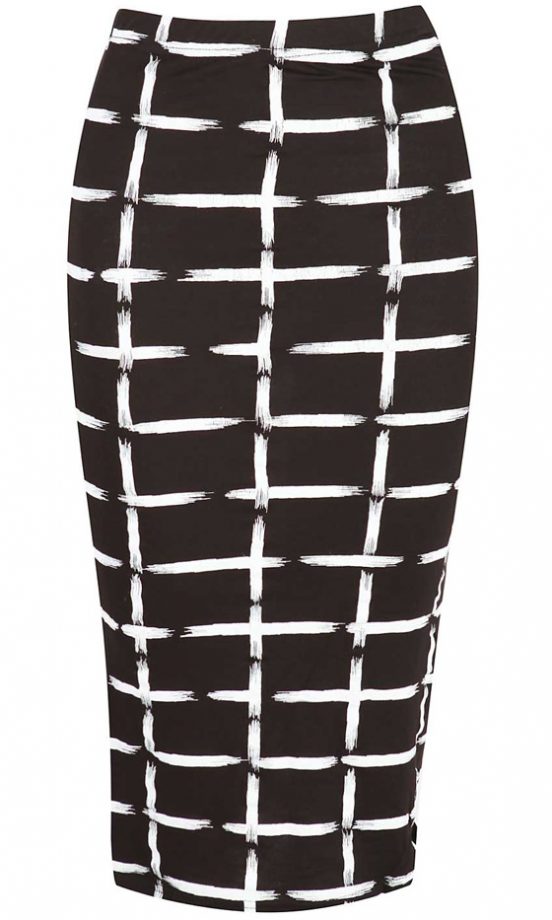 Fashion Union Check Skirt, £10