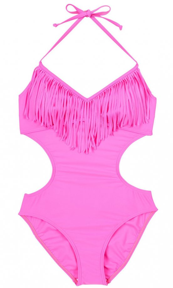 F&F At Tesco Neon Pink Swimsuit