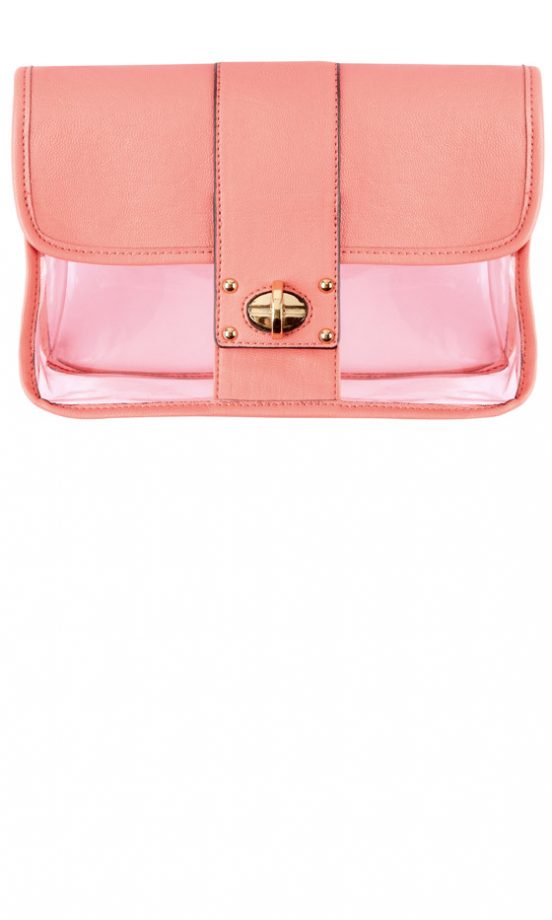 F&F At Tesco Pink Perspex Bag