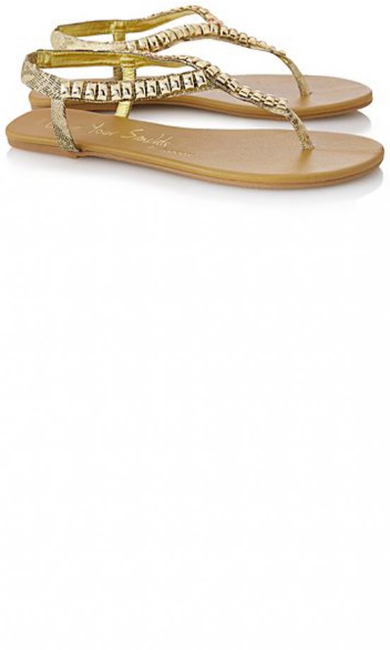 George Beaded Sandals, £10