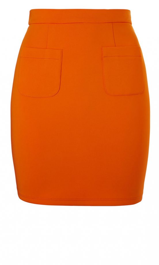 George At Asda Orange Skirt, £12