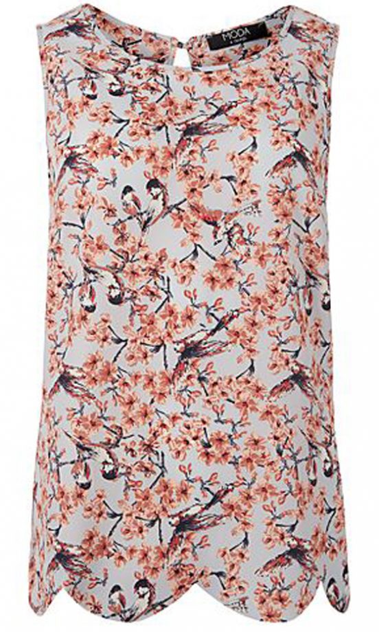 George Bird Print Top, £8