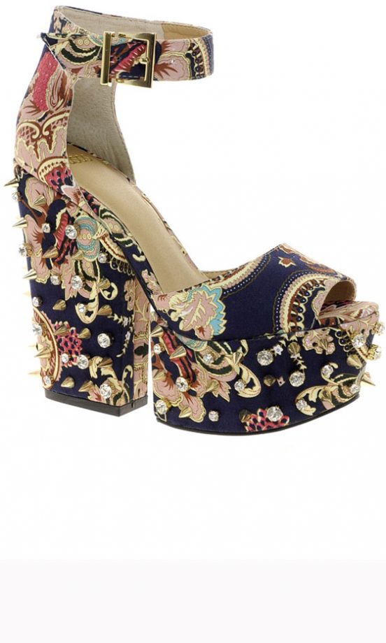 ASOS Pattern Embelllished Platforms, £75