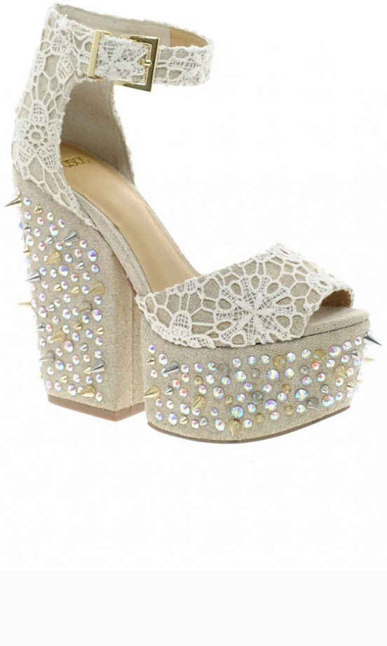ASOS Embellished Platforms, £75
