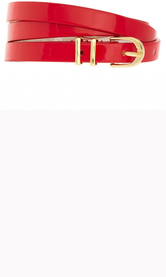 ASOS, Skinny Red Waist Belt, £6