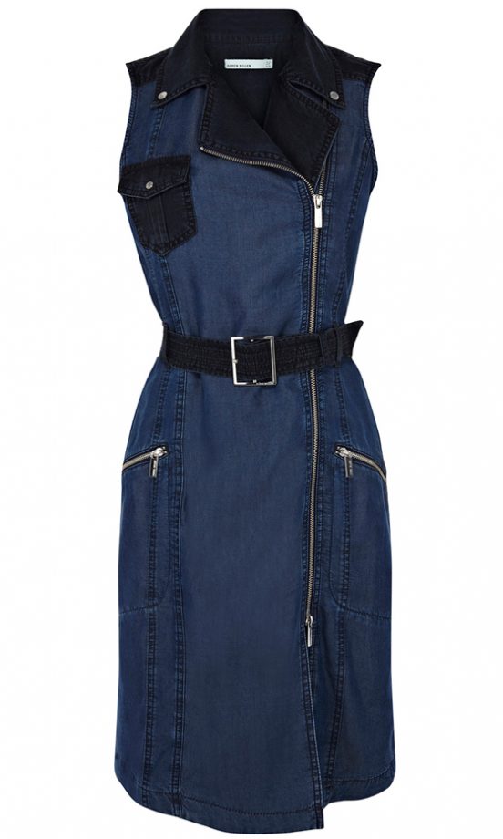 Karen Millen Denim Zip Dress, £140