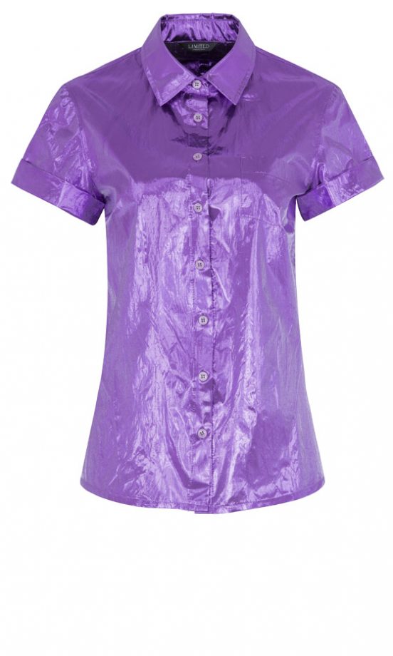 Marks And Spencer Purple Foil Shirt, £32.50