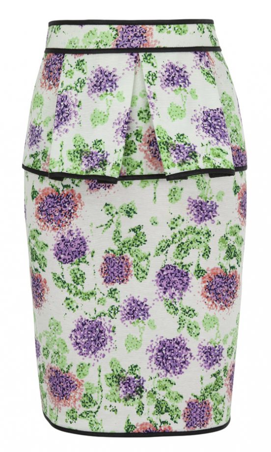 Marks And Spencer Floral Pencil Skirt, £39.50