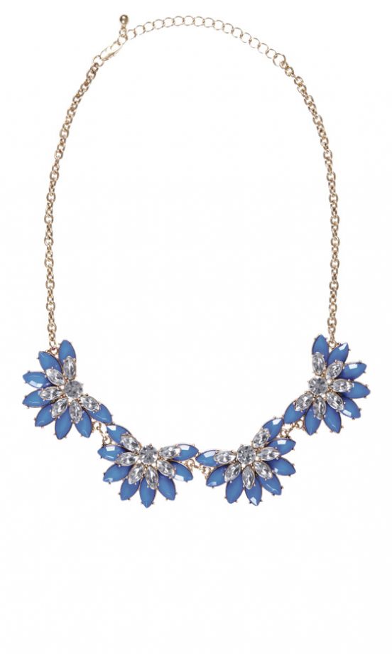 Next Summer 2013: Blue Floral Necklace, £10