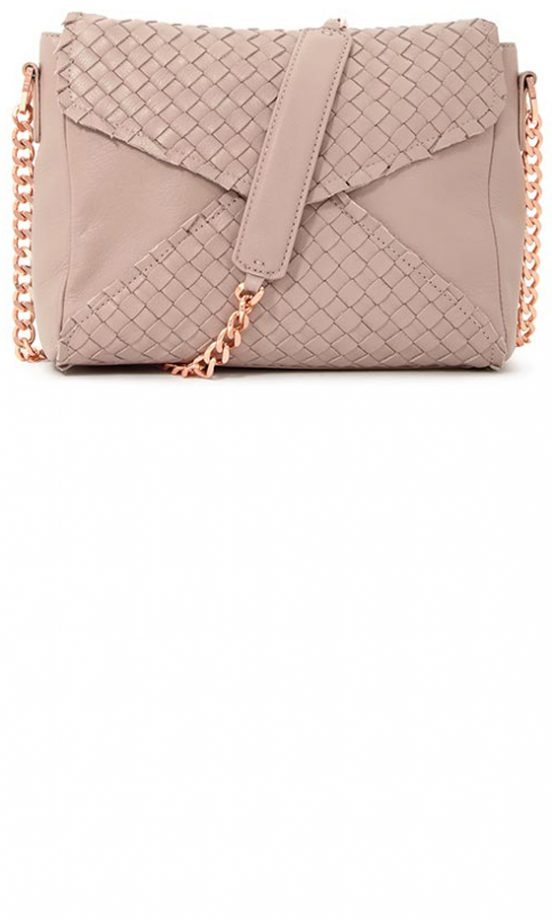 Reiss Blush Weave Bag, £195