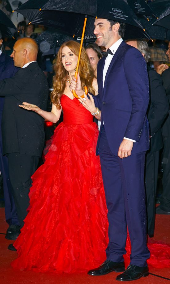 Isla Fisher And Husband Sacha Baron Cohen At The Cannes Film Festival 2013