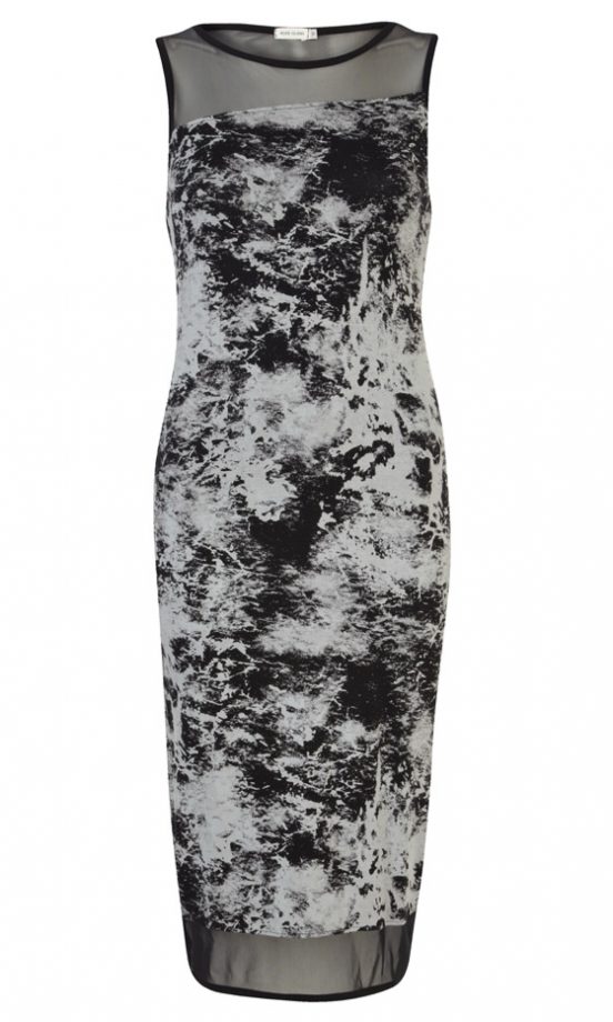 River Island Floral Bodycon Dress