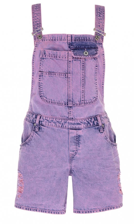 River Island Pruple Wash Dungarees