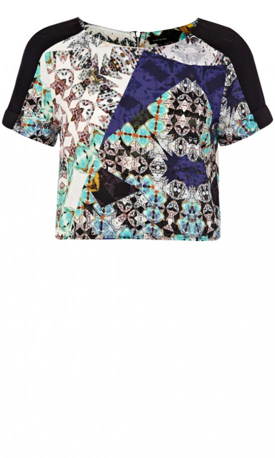 River Island Printed Crop Top, £25