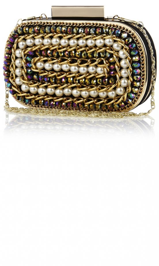 River Island Beaded Box Clutch, £30