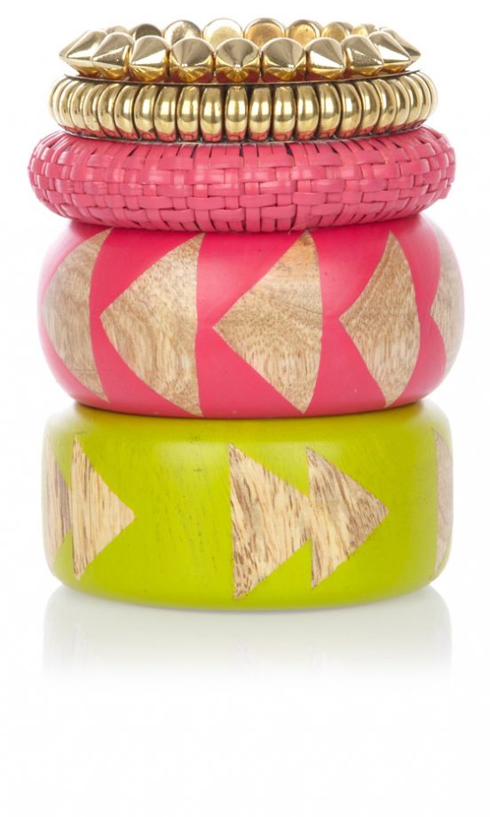 River Island Neon Bangles