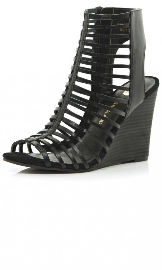 River Island Cage Wedges