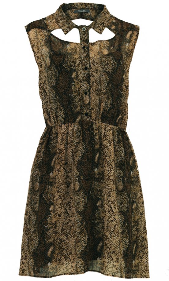South At Littlewoods Snake Print Dress, £29