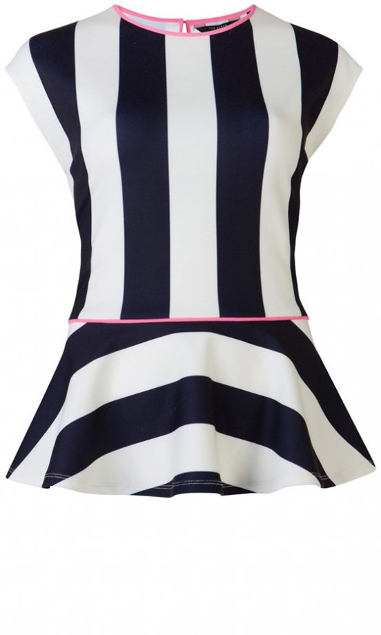 Ted Baker Stripe Peplum Top, £59