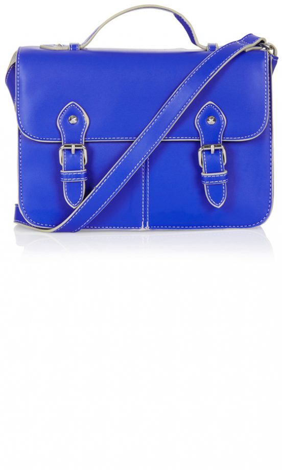 Topshop Blue Satchel, £28