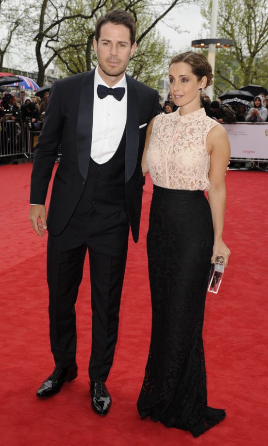 Jamie And Louise Redknapp At The TV Baftas, 2013