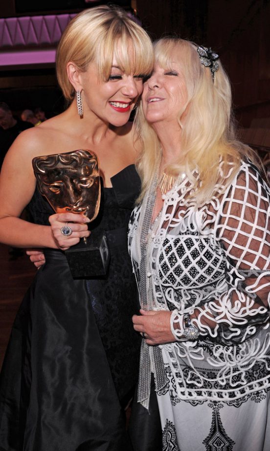 Sheridan Smith And Her Mum At The TV Baftas, 2013