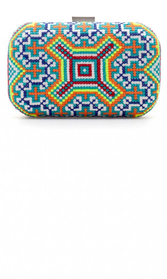 Zara Embroidered Box Clutch, £29.99