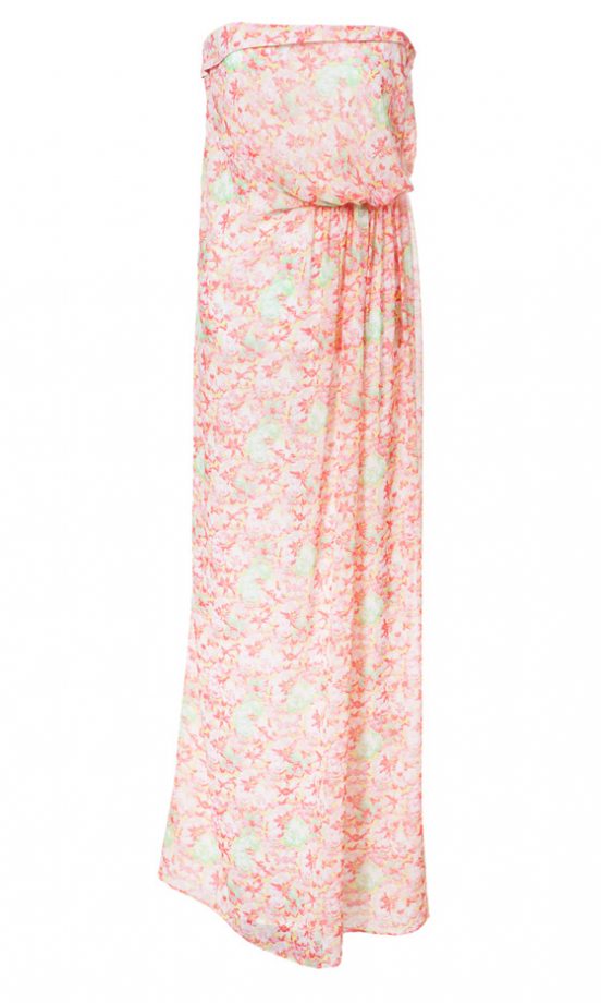 Zara Strapless Maxi Dress, £49.99