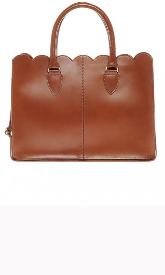 ASOS Leather Scalloped Shopper, £75