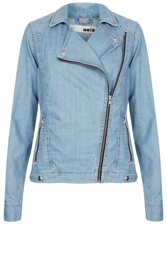 Topshop Denim Biker Jacket, £55