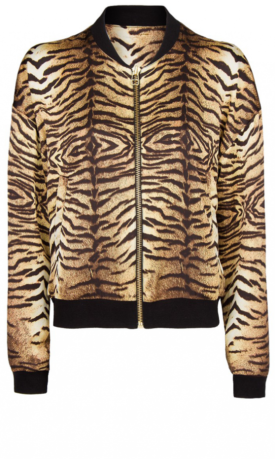 Mango Animal Print Bomber Jacket, £44.99