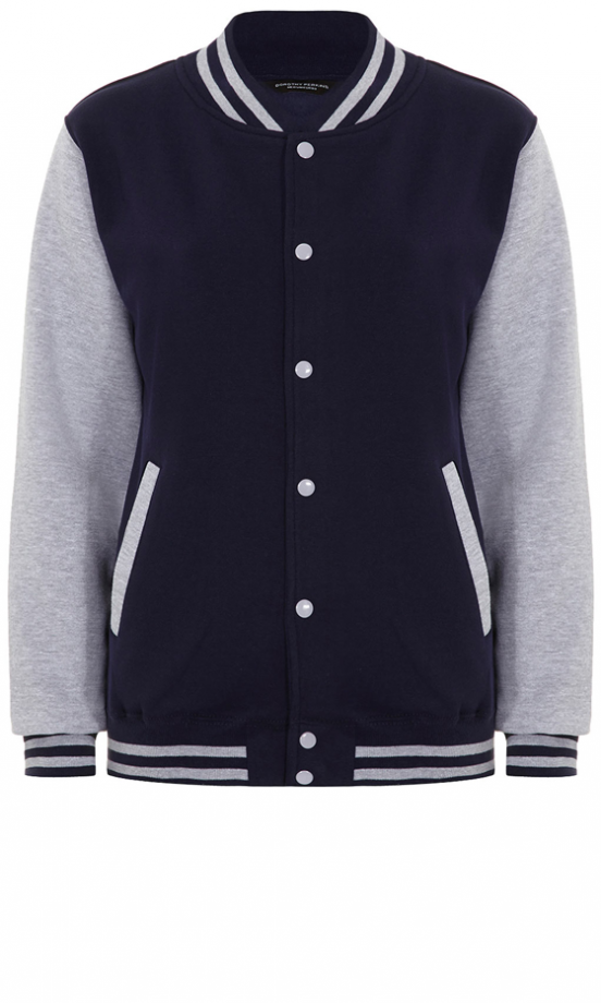 Dorothy Perkins Navy Varsity Jacket, £32