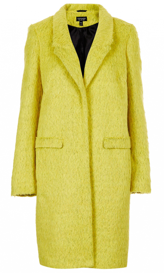 Topshop Fluffy Boyfriend Coat, £89