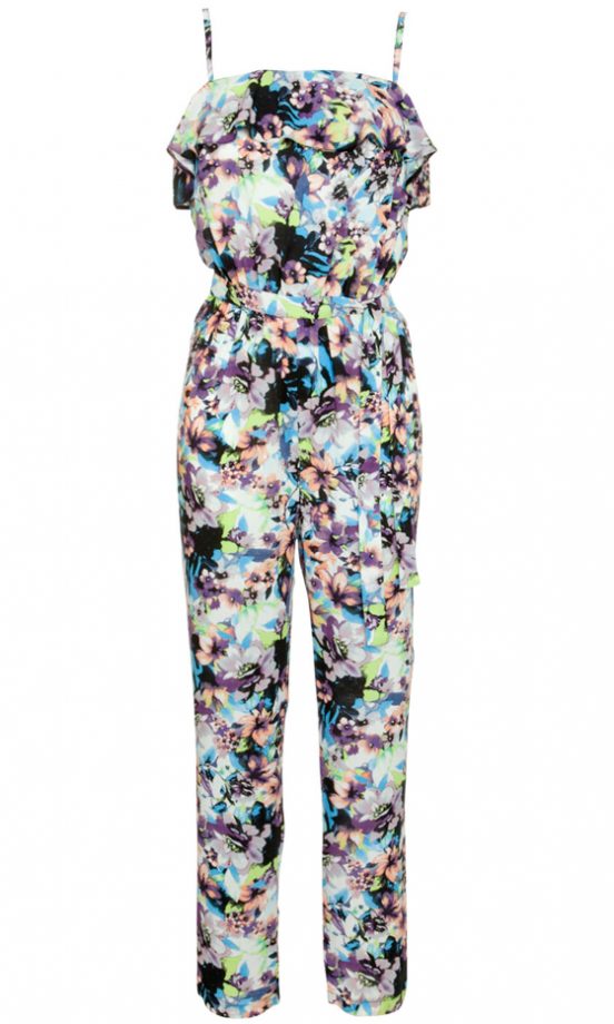 F&F At Tesco Floral Ruffle Jumpsuit, £20