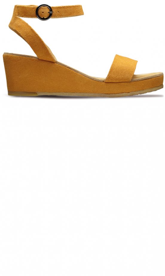 Clarks Summer 2013 Apricot Suede Wedges, £69