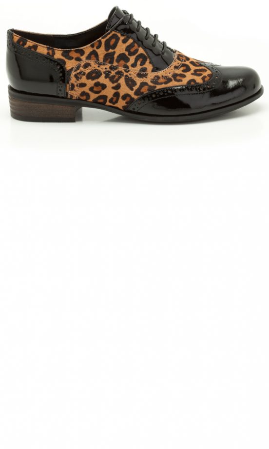 Clarks Summer 2013 Animal Print Brogues, £54.99