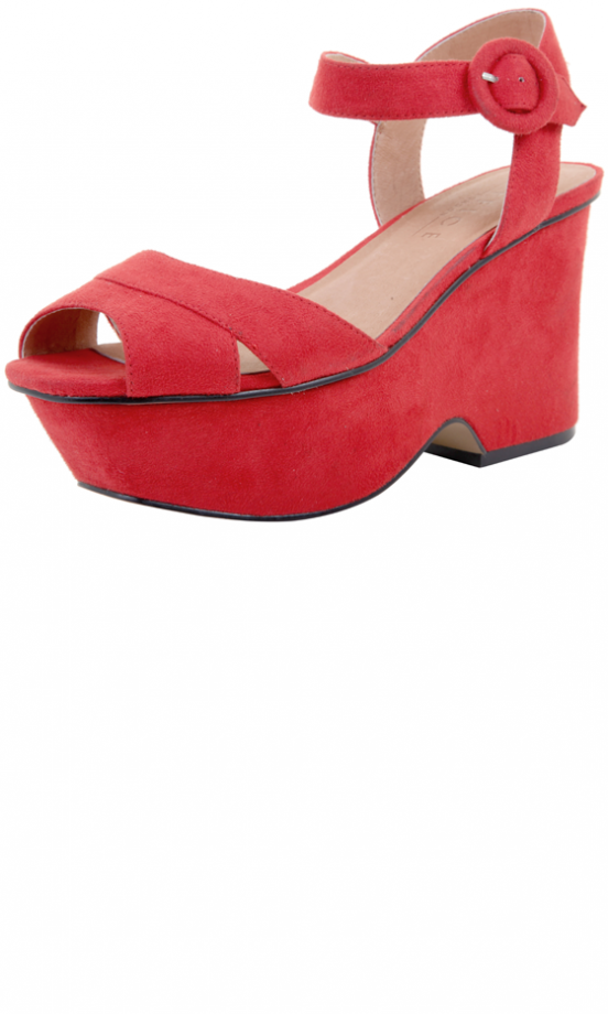 Office Red Strappy Wedges, £50