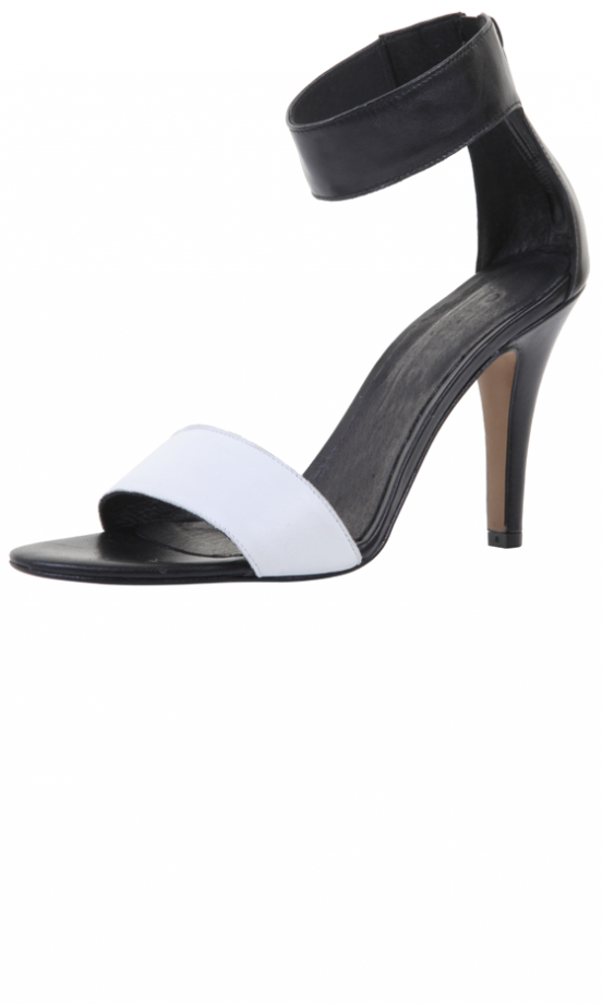 Office Monochrome Ankle Strap Heels, £55