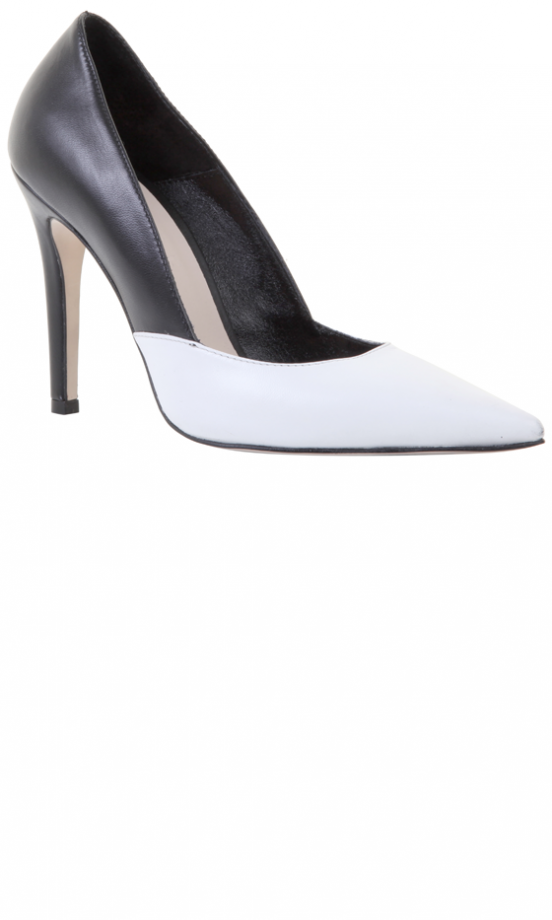 Office Monochrome Pointed Heels, £60