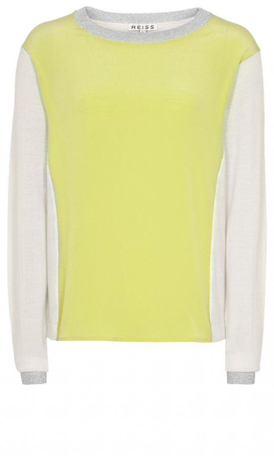 Reiss Silk Front Top, £95