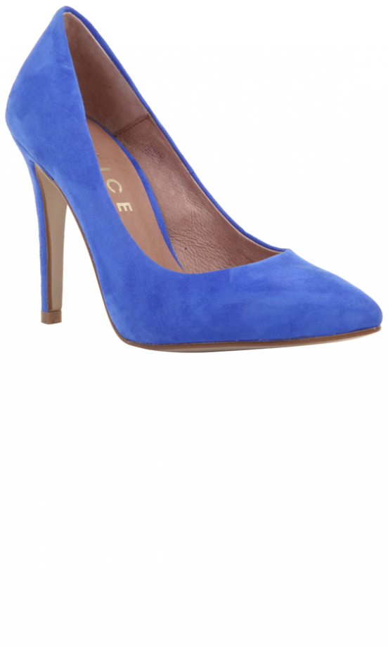 Office Blue Suede Heels, £58