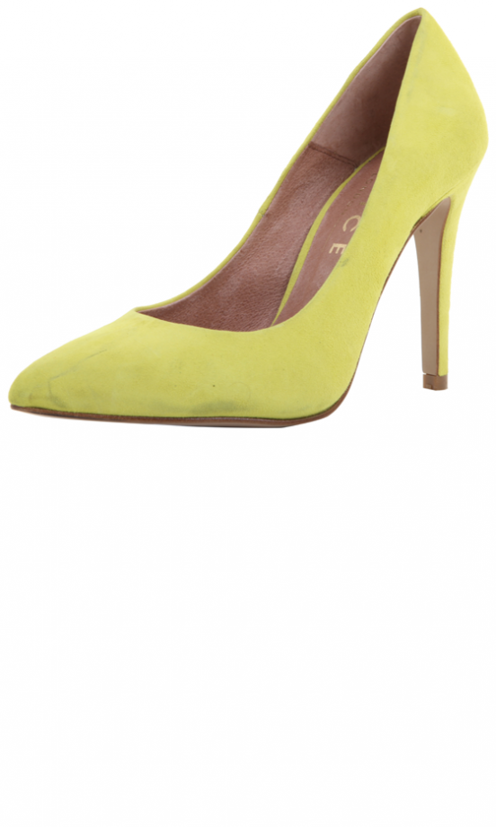 Office Yellow Suede Heels, £58