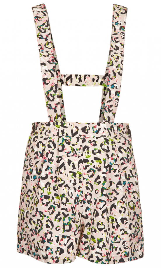 Topshop Floral Animal Pinafore, £34