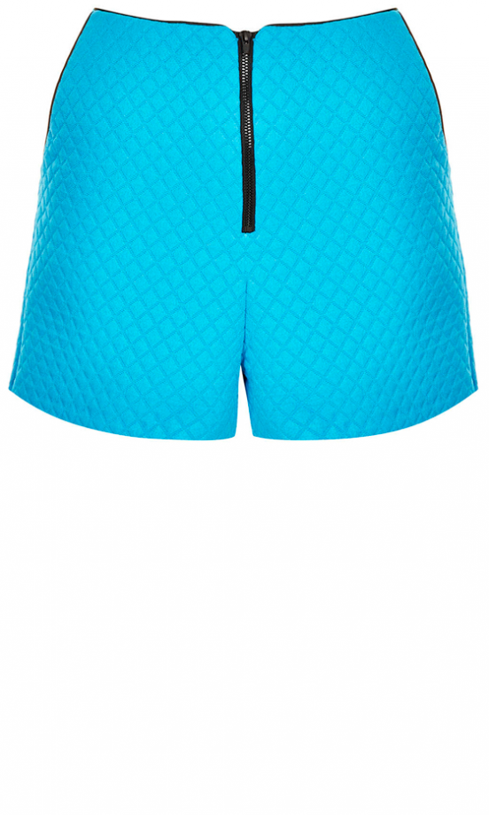 Topshop Quilted Zip Shorts, £35