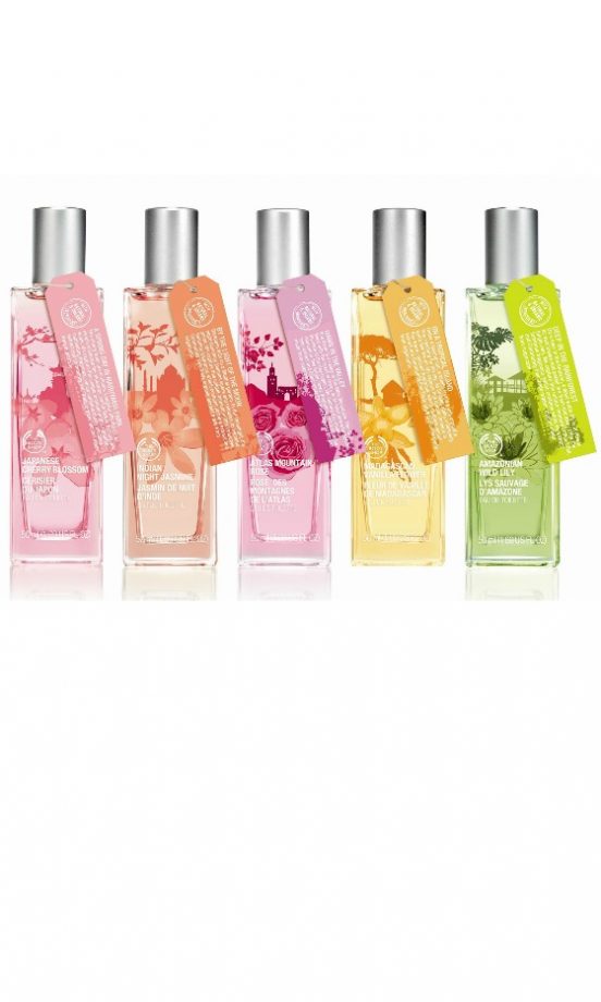 The Body Shop Fragrances, £15 each