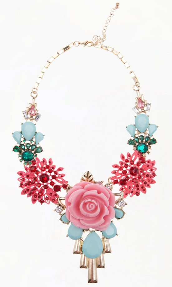 Bershka Floral Necklace, £19.99