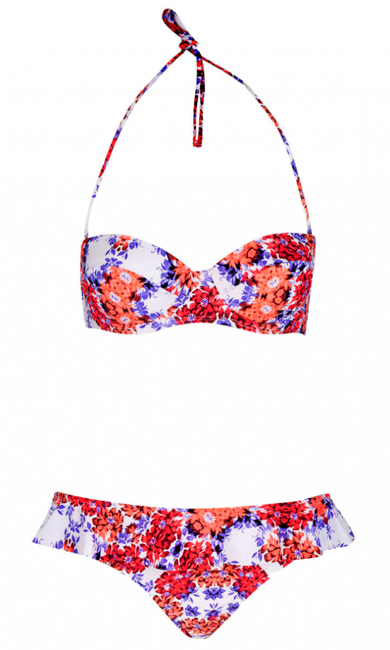 Topshop Floral Bikini, £28