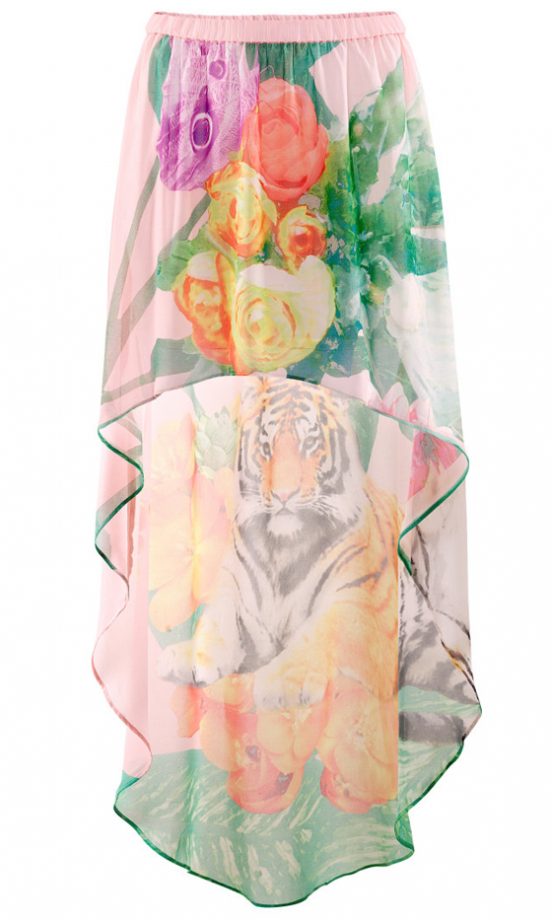 H&M Dip Hem Skirt, £14.99